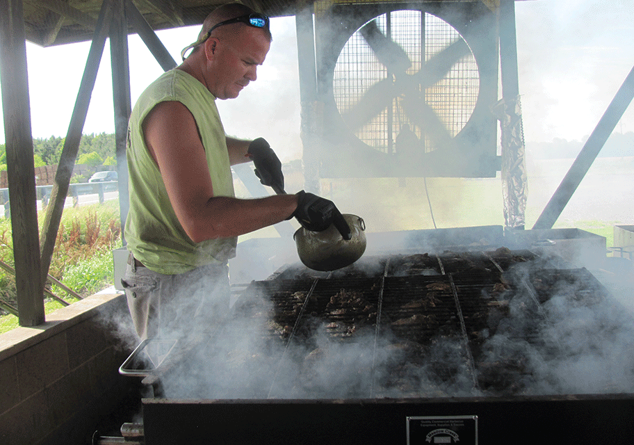 Eastern Shore-style barbecue chicken