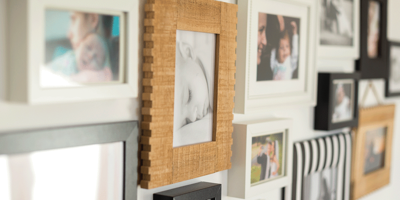 When decorating with photos, anything goes