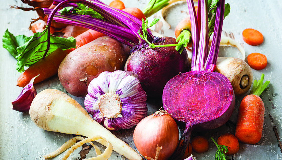 Root veggies keep us grounded