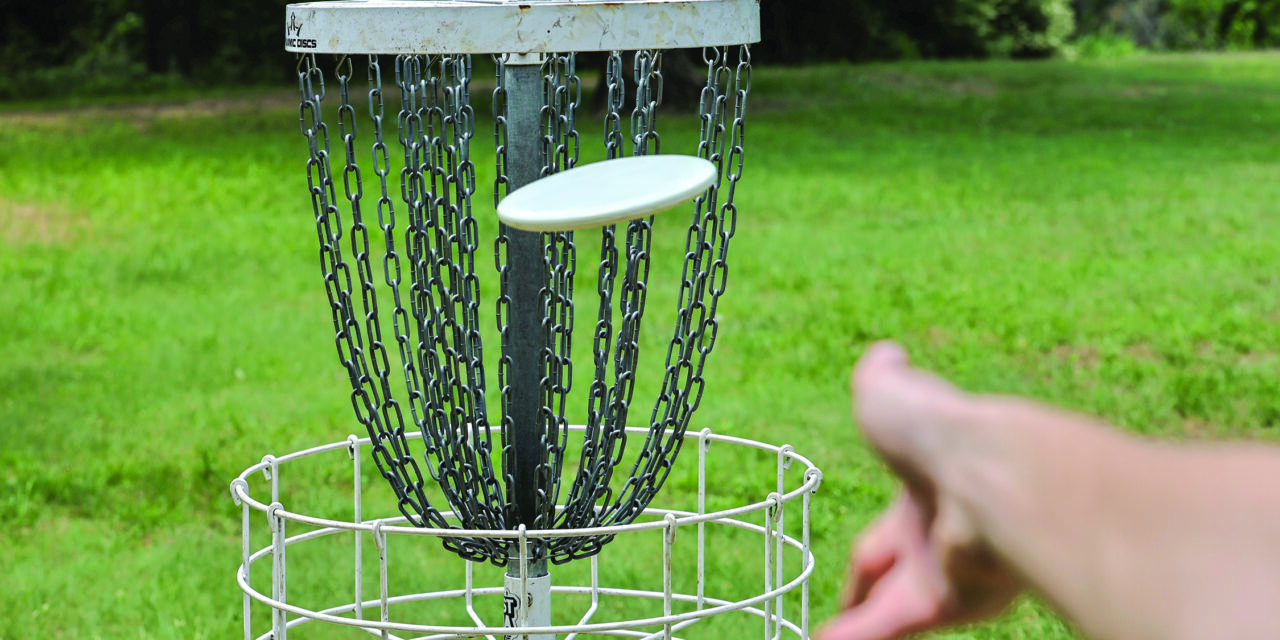 Disc-cover golf another way